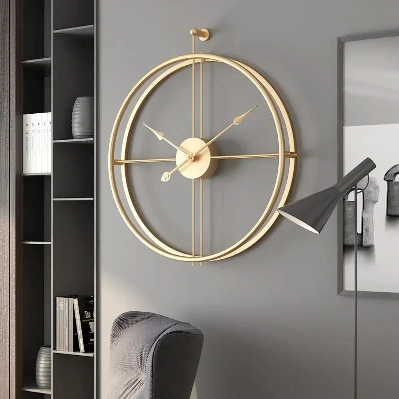 Modern Konstnärlig Väggklocka – Elegant Design för Hemmet