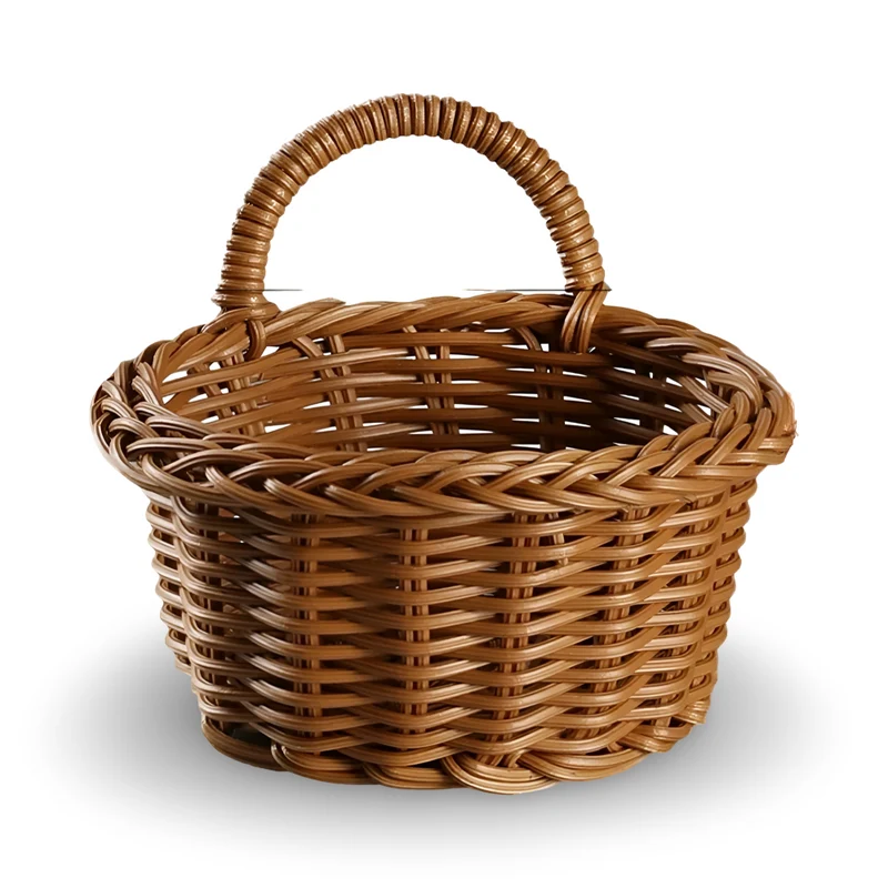Rustik Väggkorg i Flätad Design – Elegant Förvaring