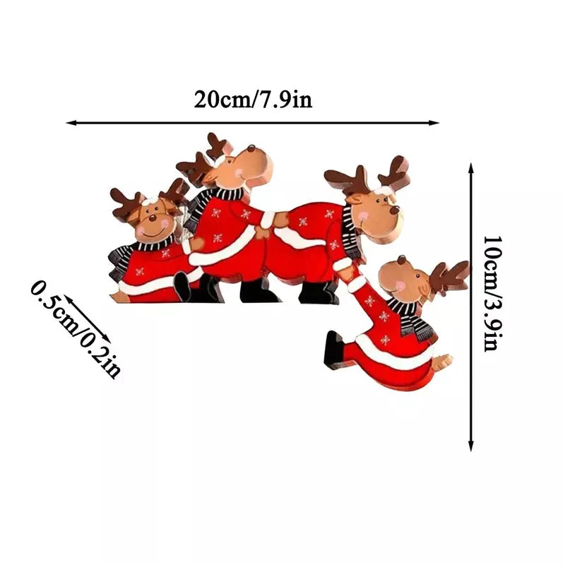 Jul Dekoration för Dörrkarm i Trä med Tema
