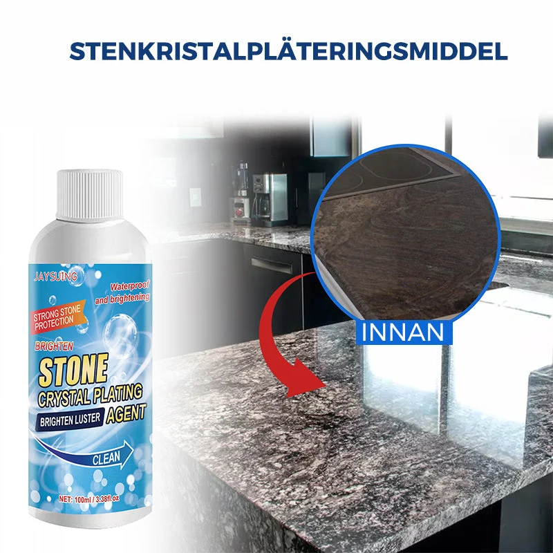 Effektivt Stenfläckborttagningsmedel med Gelformula