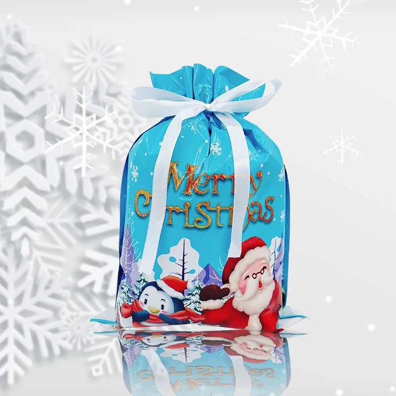 Festlig Presentpåse för Jul med Dragsko
