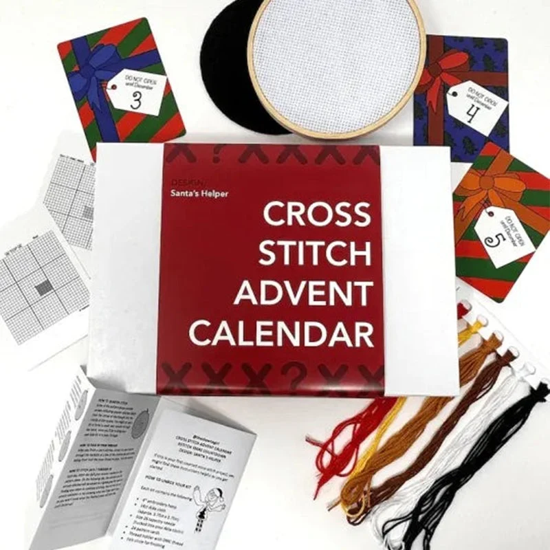 Broderikit Juladventskalender för Kreativa Helger