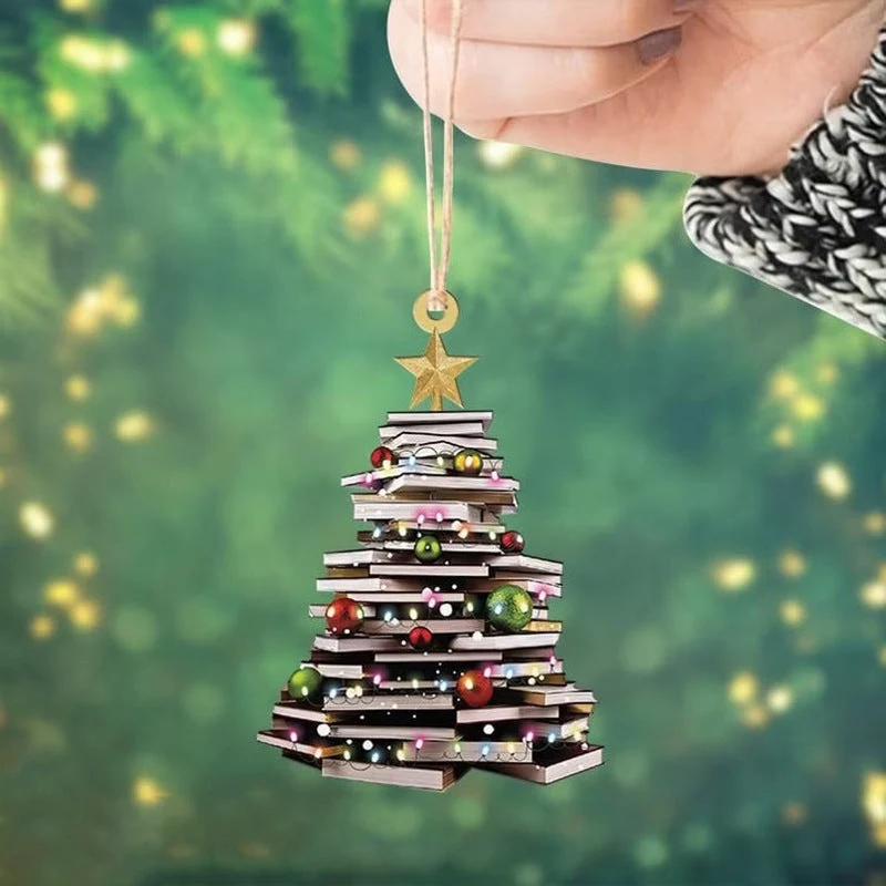 Julbok Trä Ornamentset - Akryl Dekoration